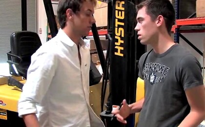 A job interview turns into mad butt banging