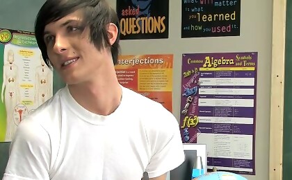 Dayn is new to school and Aidan is teaching him a thing or two about biology
