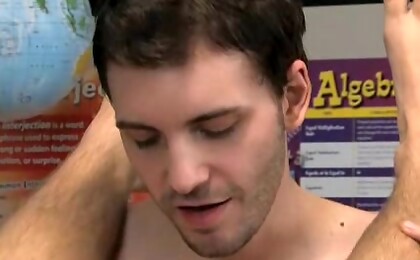 His teacher is horny for a tight asshole to fuck.