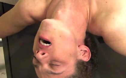 Teacher turn his small twink student into a cock sucking machine