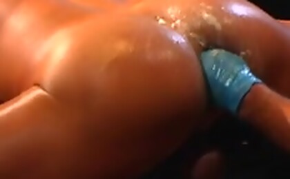 Aaron plows Carlos\' latin ass with a HUGE dildo & his fist