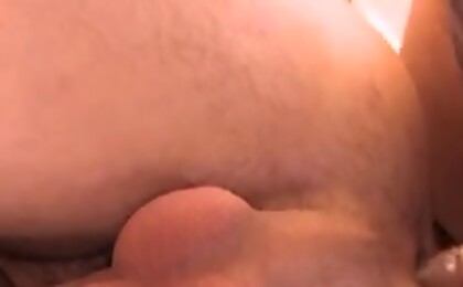 Two uncut studs bang away on the table with enthusiasm