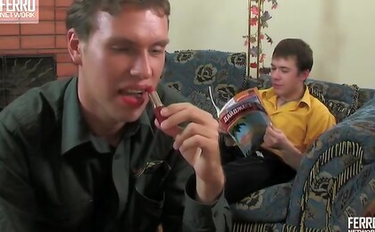 Two friends start undressing before going for wild oral-anal interaction