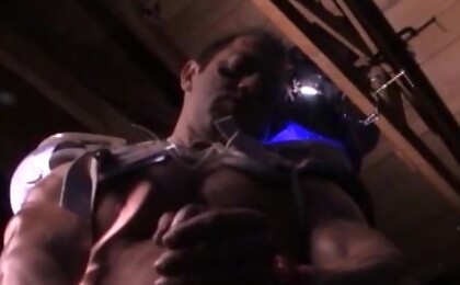 Vic Rocco jerking off dick