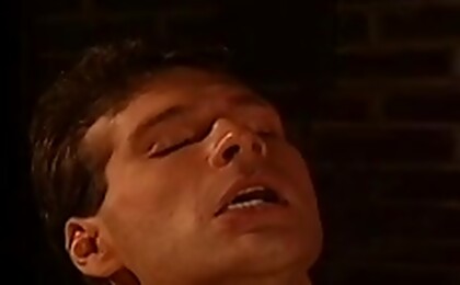 2 guys relaxing by the fireplace decide to undress and fuck