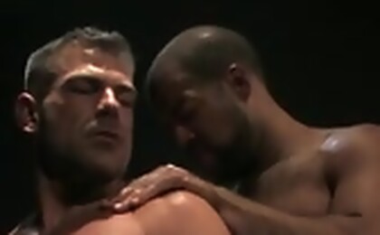 Roman pounds Bruno's muscled ass until he is worn out