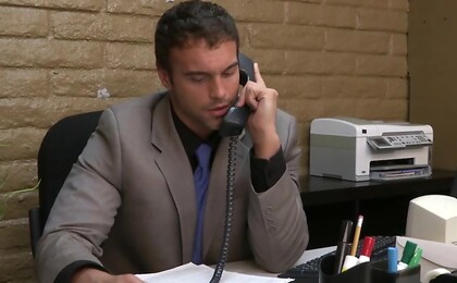 Touchy Boss - The Gay Office - Rocco Reed & Colby Jansen