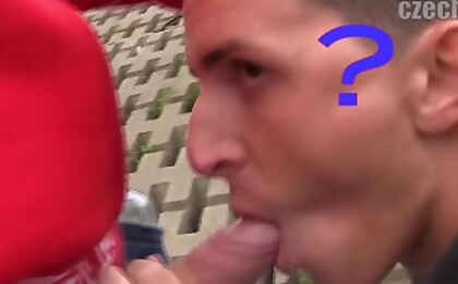 Hot czech suck off cock