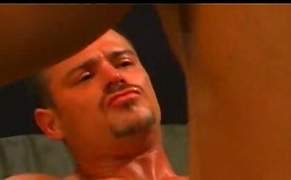 Lance Gear, Luke Bronson, Peter Raeg and Tom Vacarro in group sex scene