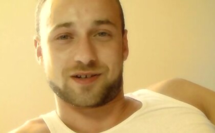 Dimitri Leskov jacking off uncut dick