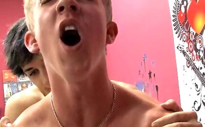 Horny Studs End Night With Creampie