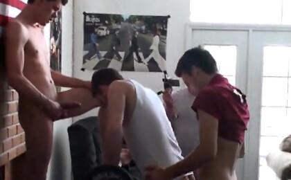 Pass Around Assholes. College studs fuck.
