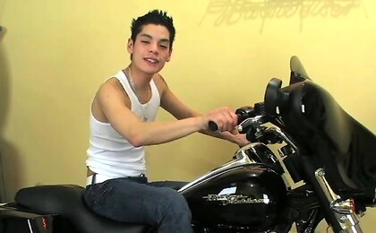 Brody Frost Rides a Hog