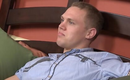 Olaf jerking off cock
