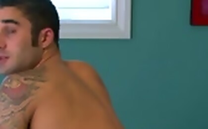 On The Set - Samuel O\'Toole  strokes his cock
