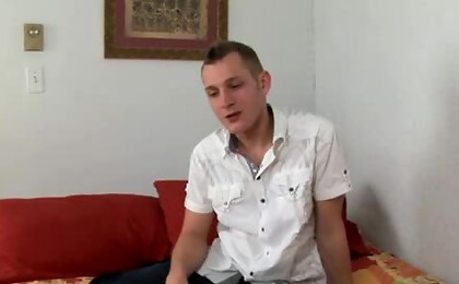 Bastien shows butt and jacking off dick