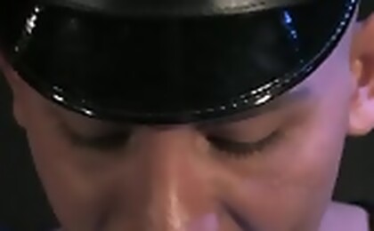 Guys beg to suck huge cocks through gloryholes. 