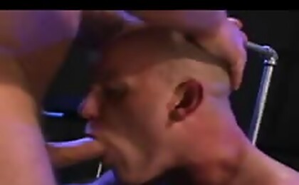 Andreas fucks Lance staring at him intensely as he pumps him
