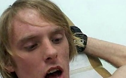 Straight college boy gets molested by doctor.
