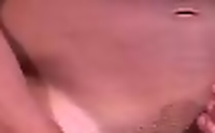 Emilio jacking off his uncut cock