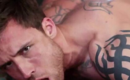 Hot muscle hunks Austin, Chris and Jordan fucking