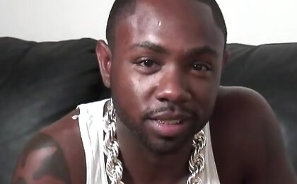 Skinny white boy fucked by black thug