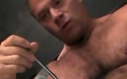 Bear's cock sounding