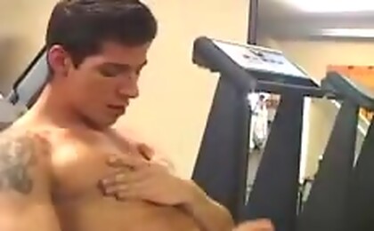 Gym jerk off
