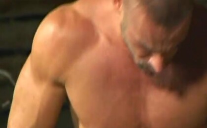 Hot Stud gets his ass rammed and his throat fucked with real huge dicks!