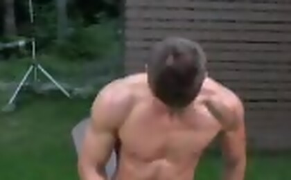 Samuel Smith strokes dick