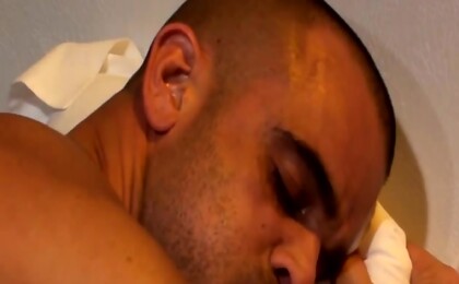After a long day at work Goran comes home to find his boyfriend Damien Crosse fucking