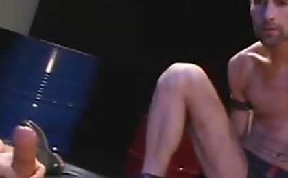 Feet in the ass!