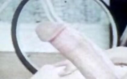 Hot twink Tim Walsh plays with his big cock