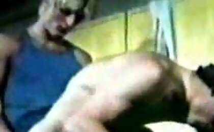 Vintage threesome cock sucking & ass rimming