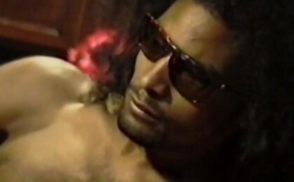 He wears his sunglasses at night