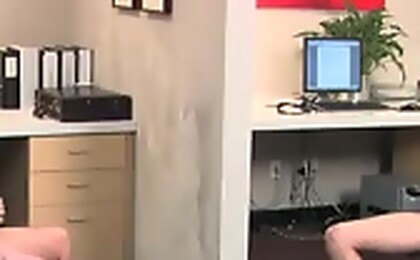 Hot sex action in the office