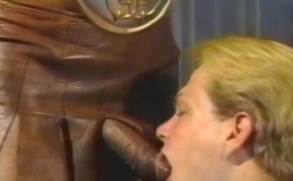 Sucking a black one