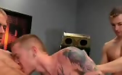 Three dicks and three tight asses!