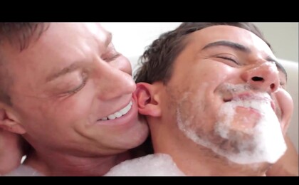 Devin gets a nice bath, massage and fuck