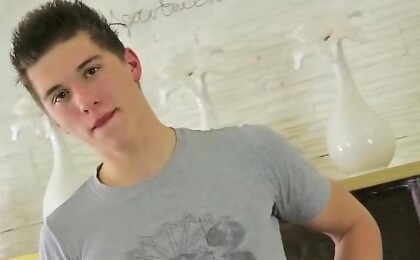 Jett Martin strokes dick