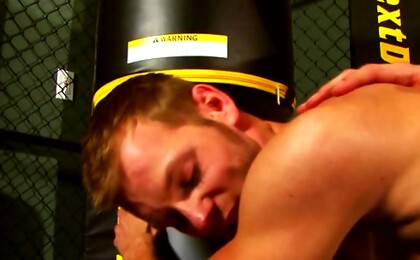 Muscle studs wrestling and fucking.