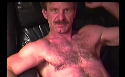 Dale strokes his dick