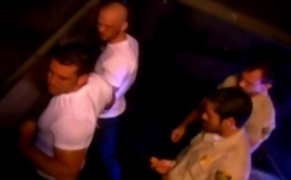 Lockdown. Four guys fucking.