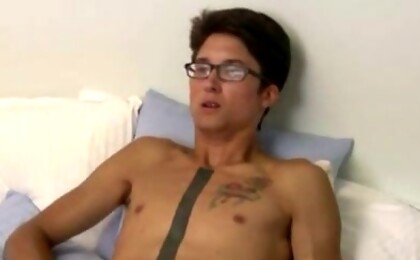One look at Damien and you\\\'ll be tempted to learn more about this horny dude. He has the boy next door look until he peels off his shirt and shows you his tattooed chest. When you see his inked tie, it will remind you of a naughty professor. He is a