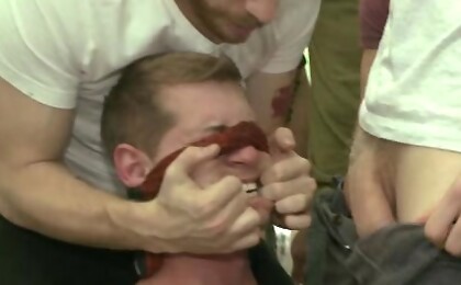 Rude punk gets gangbanged and shoved in the dryer at the laundromat