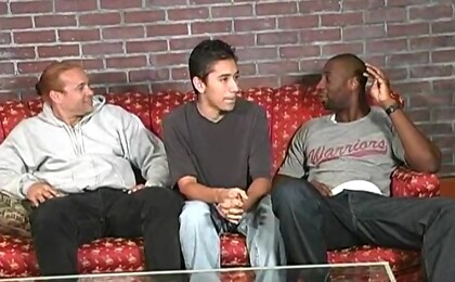 Jon fucked by two black boys