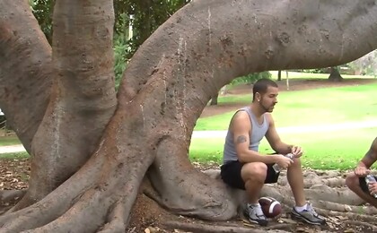 Hot athletes Christian and Triston fuck
