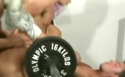 Hot Jocks Enjoy Threesome Gay Anal