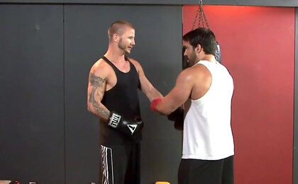 Muscle guys Brenn Wyson and Vince Ferelli fucking