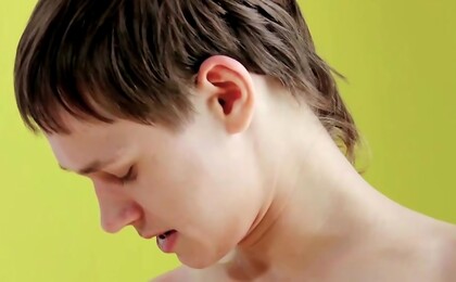 Sweet teen boy all alone